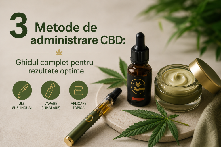 Vaping, Ulei Sublingual sau Creme? Care metodă de administrare CBD are cel mai rapid efect?