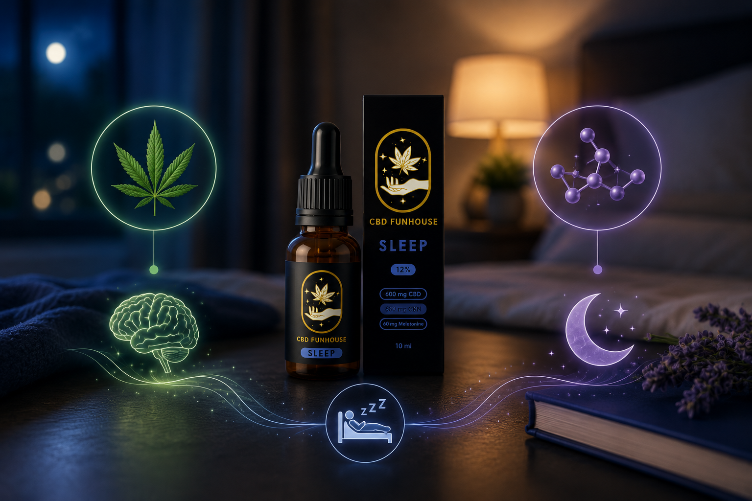 diferenta cbd melatonina somn