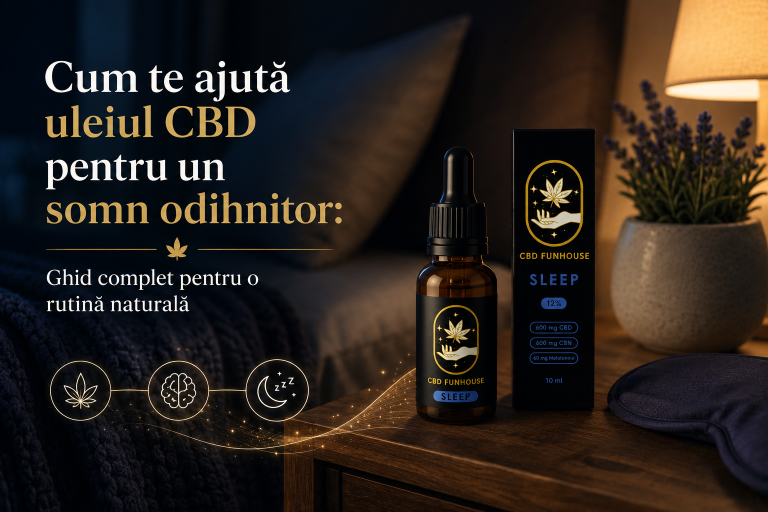 Cum te ajută uleiul CBD pentru un somn odihnitor: Ghid complet pentru o rutină naturală